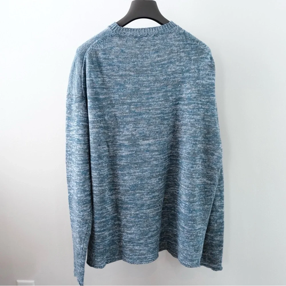 Inis Meain Linen Donegal Tunic Sweater - Picture 5 of 6